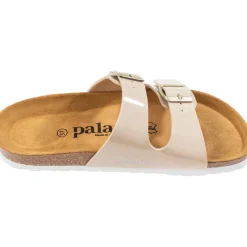 Palado Milos Lack, Pantoletten, Damen, Beige