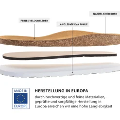 Palado Milos Lack, Pantoletten, Damen, Beige