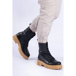 Palado Naxos, Schnürstiefeletten, Damen, Schwarz/Braun