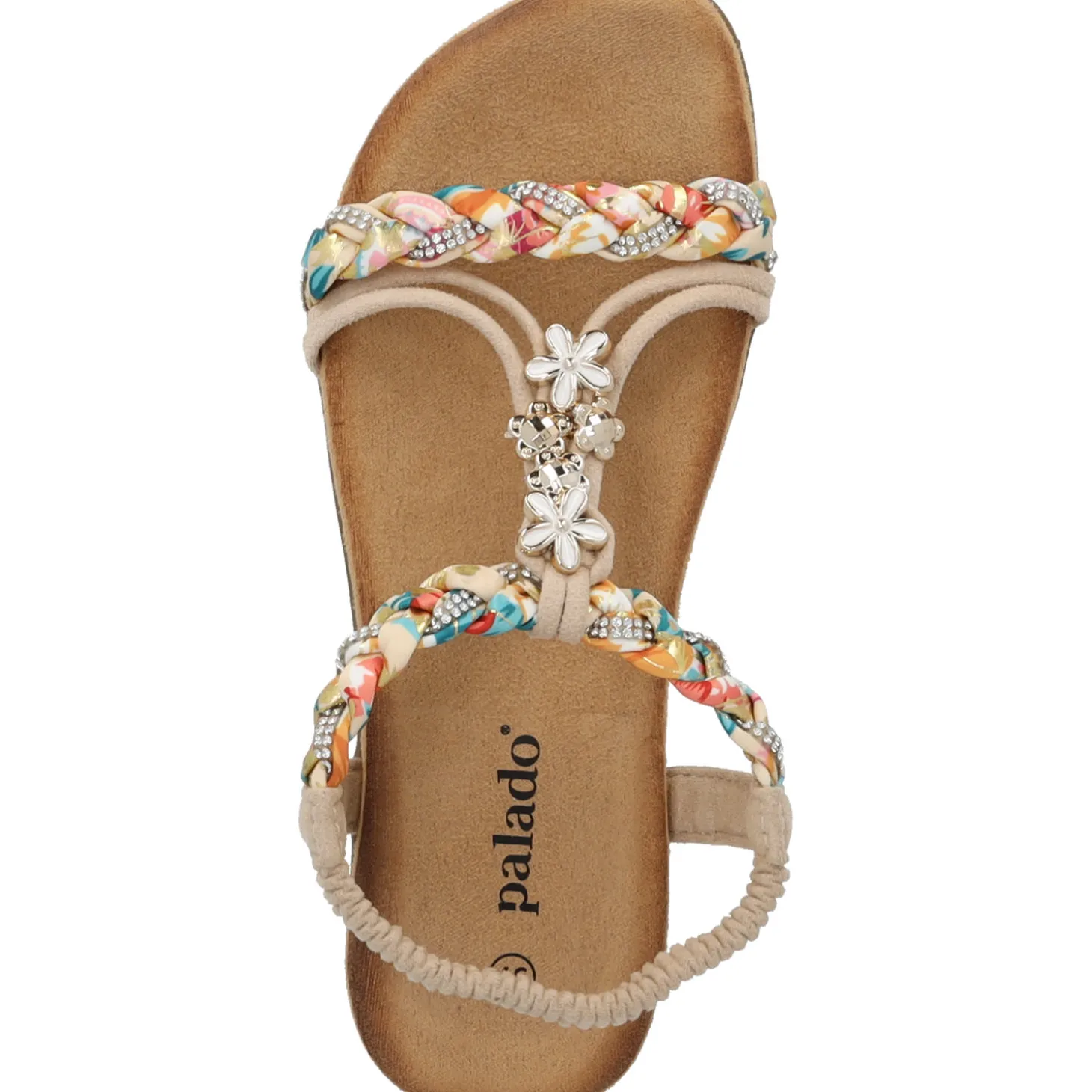 Palado Ninralla, Riemchensandalen, Damen, Beige
