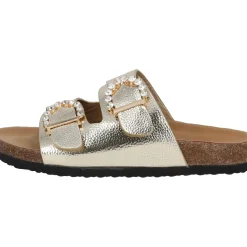 Palado Obestos by Sila Sahin, Sandalen, Damen, Gold Metallic