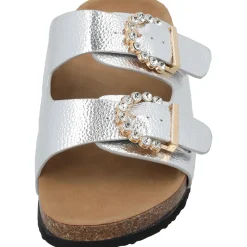 Palado Obestos by Sila Sahin, Sandalen, Damen, Silber Metallic