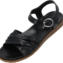 Palado Ovuh, Riemchensandalen, Damen, Schwarz
