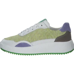 Palado PA 0034, Schnürschuhe, Damen, Weiß/Blau/Grün/Gelb