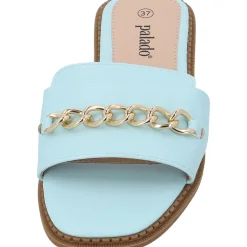 Palado Pekiz, Pantoletten, Damen, Hellblau