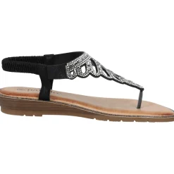 Palado Phuza by Sila Sahin , Riemchensandalen, Damen, Schwarz