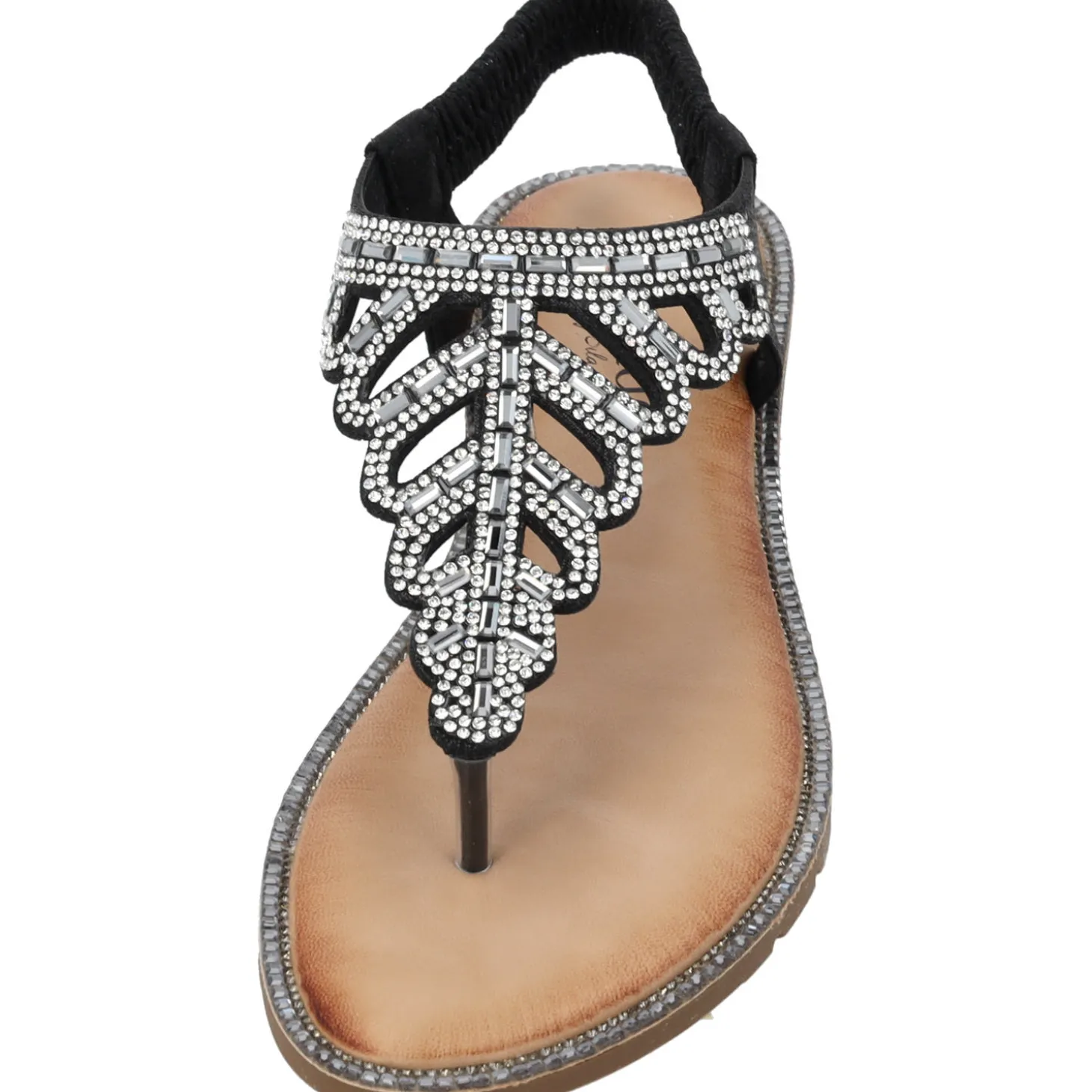 Palado Phuza by Sila Sahin , Riemchensandalen, Damen, Schwarz