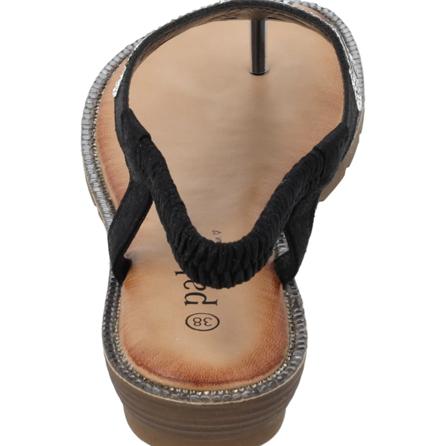 Palado Phuza by Sila Sahin , Riemchensandalen, Damen, Schwarz