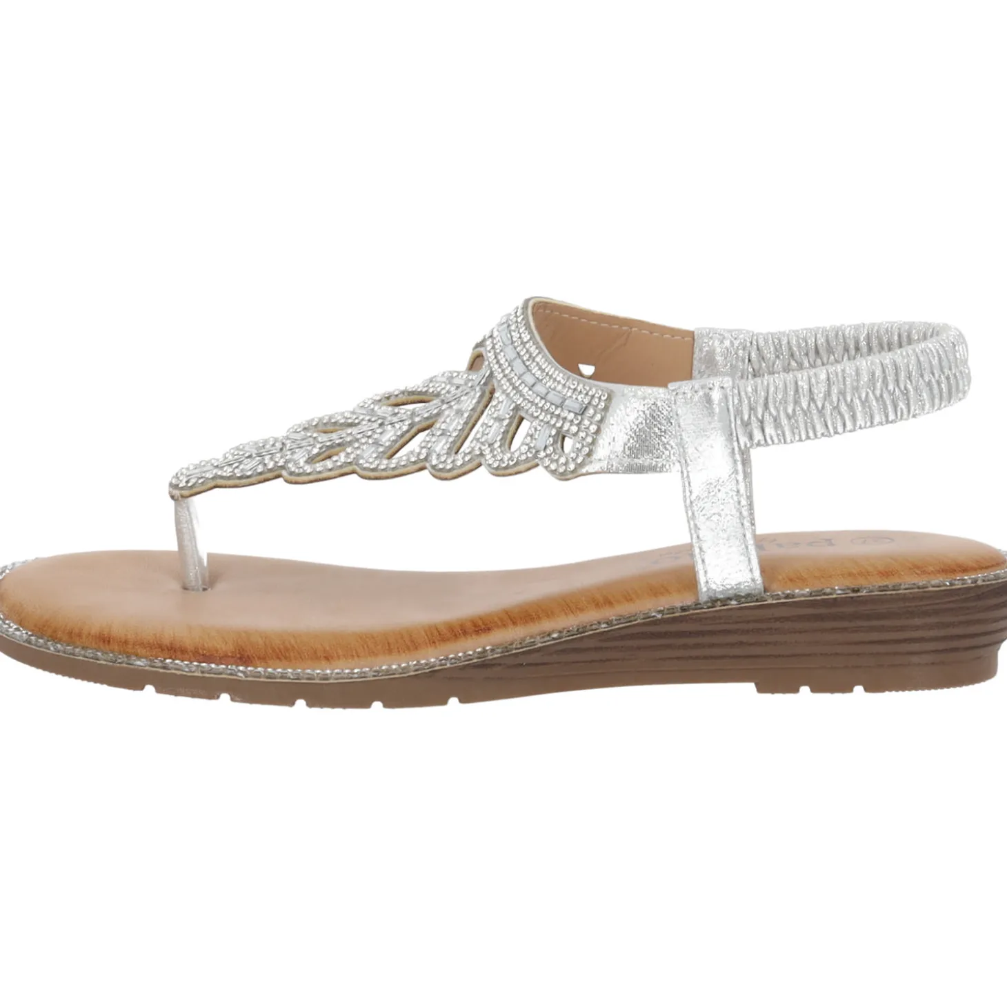 Palado Phuza by Sila Sahin , Riemchensandalen, Damen, Silber