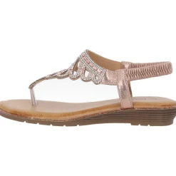 Palado Phuza by Sila Sahin , Riemchensandalen, Damen, Rosegold