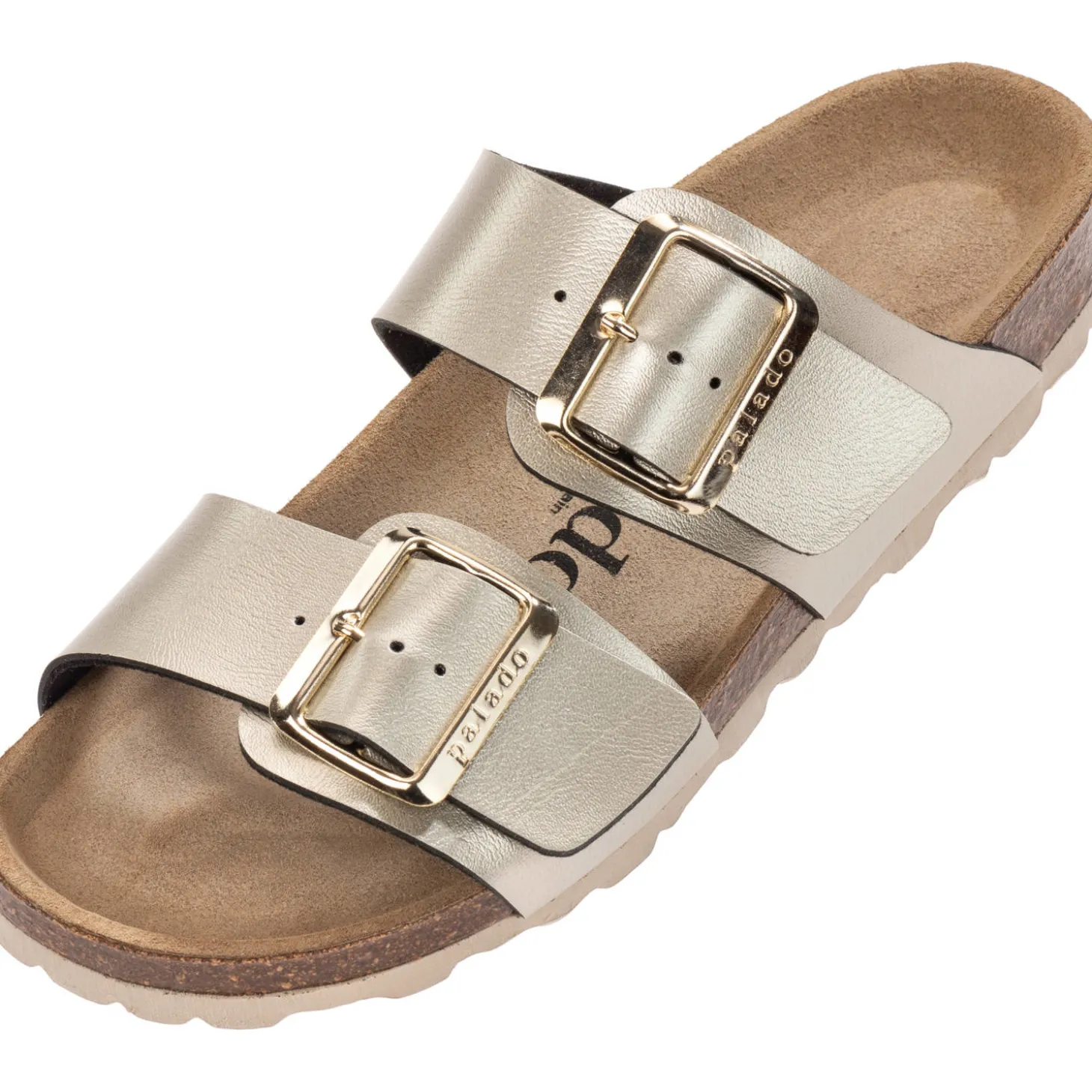 Palado Samos EGS, Pantoletten, Damen, Beige Metallic