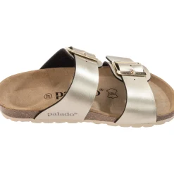 Palado Samos EGS, Pantoletten, Damen, Beige Metallic