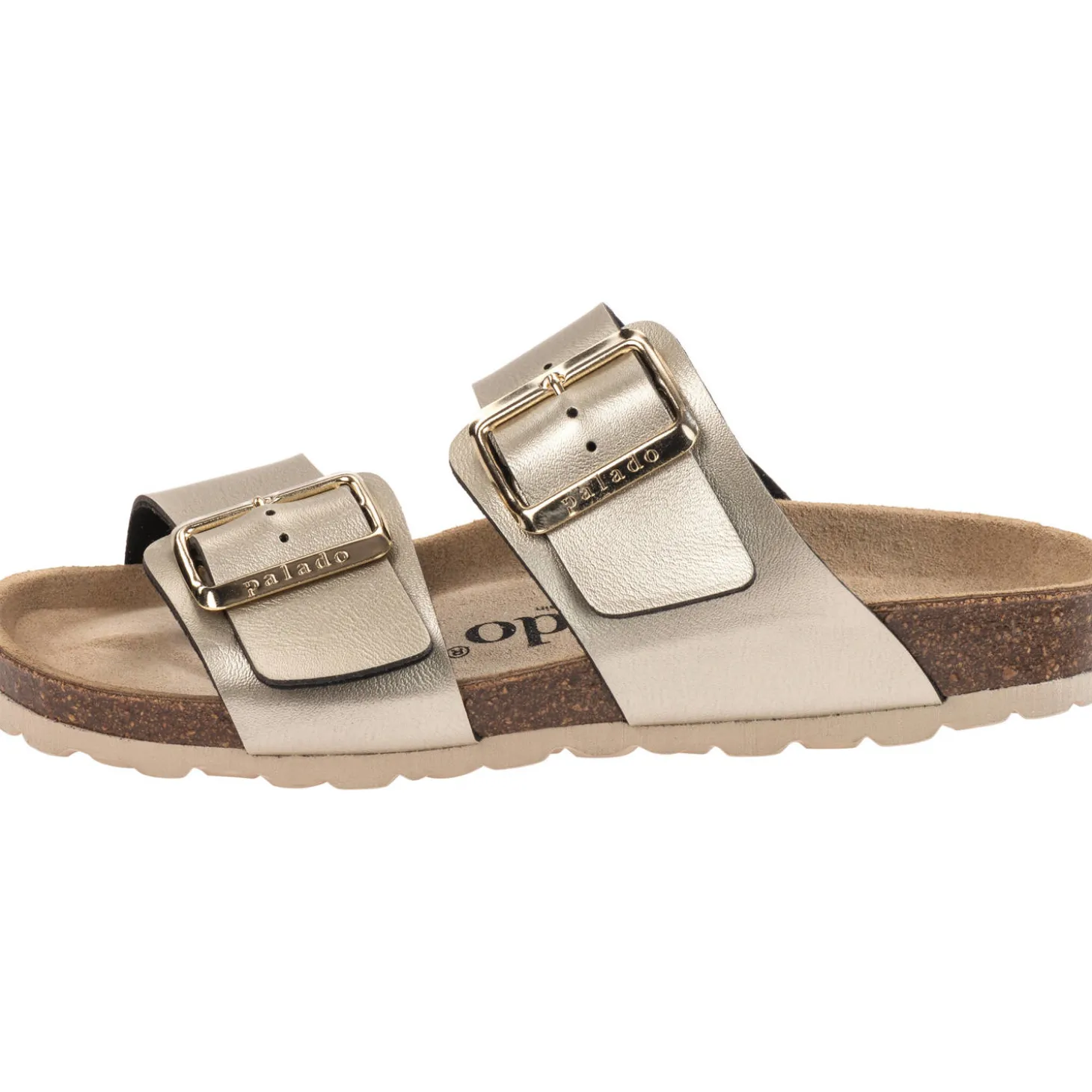 Palado Samos EGS, Pantoletten, Damen, Beige Metallic