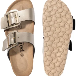 Palado Samos EGS, Pantoletten, Damen, Beige Metallic