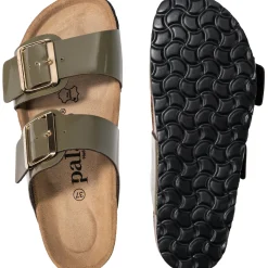Palado Samos EGS, Pantoletten, Damen, Khaki Lack