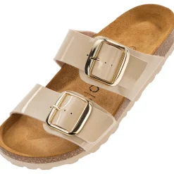 Palado Samos GS, Pantoletten, Damen, Creme Lack