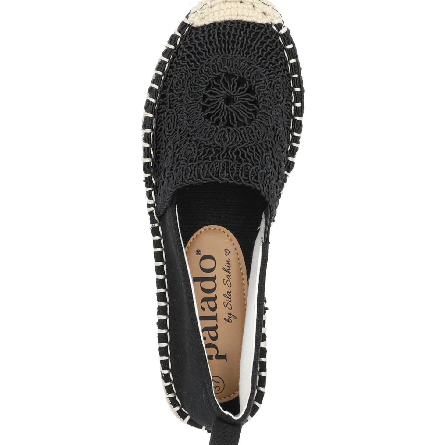 Palado Serd by Sila Sahin, Espadrilles, Damen, Schwarz
