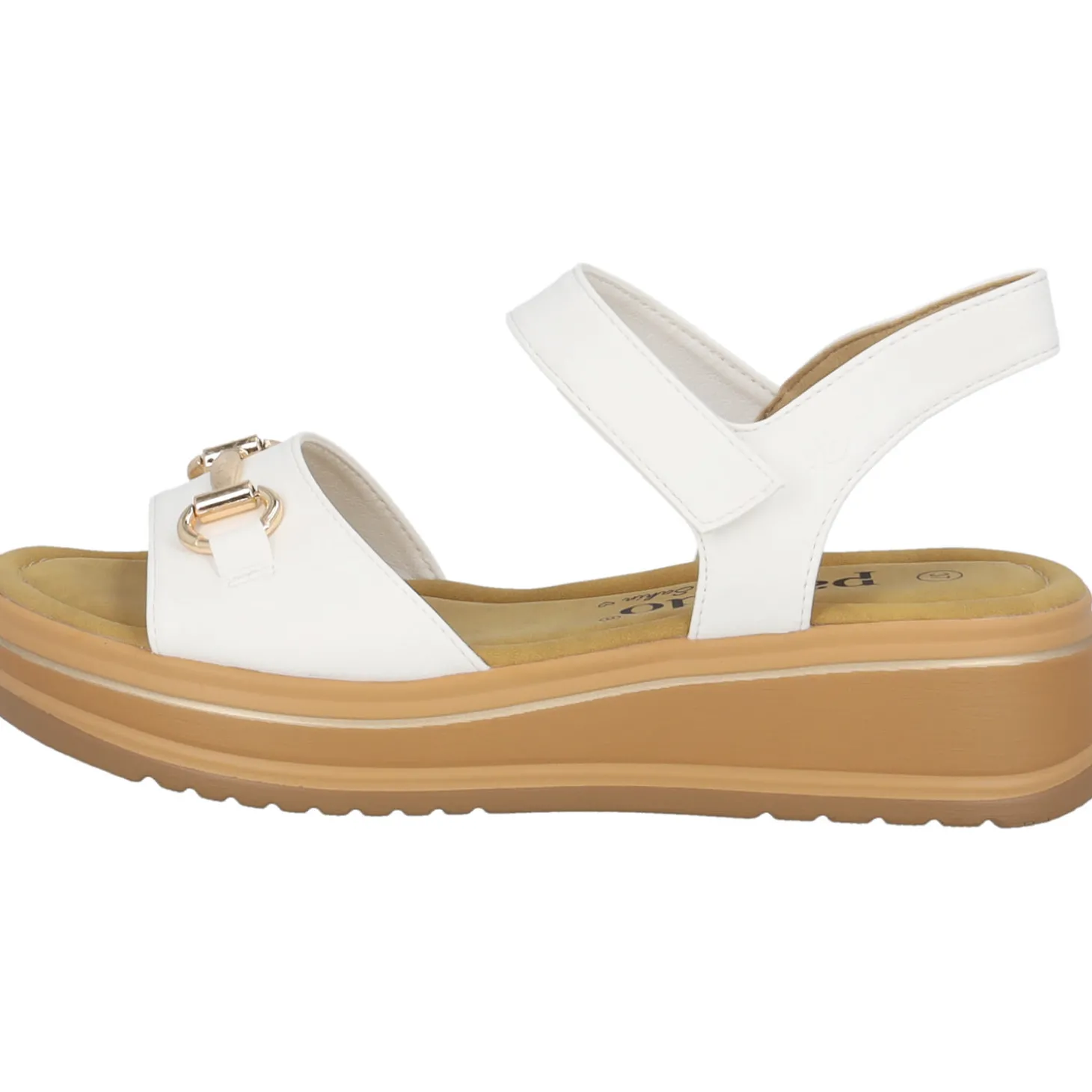 Palado Stamelos by Sila Sahin, Riemchensandalen, Damen, Weiß