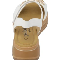 Palado Stamelos by Sila Sahin, Riemchensandalen, Damen, Weiß