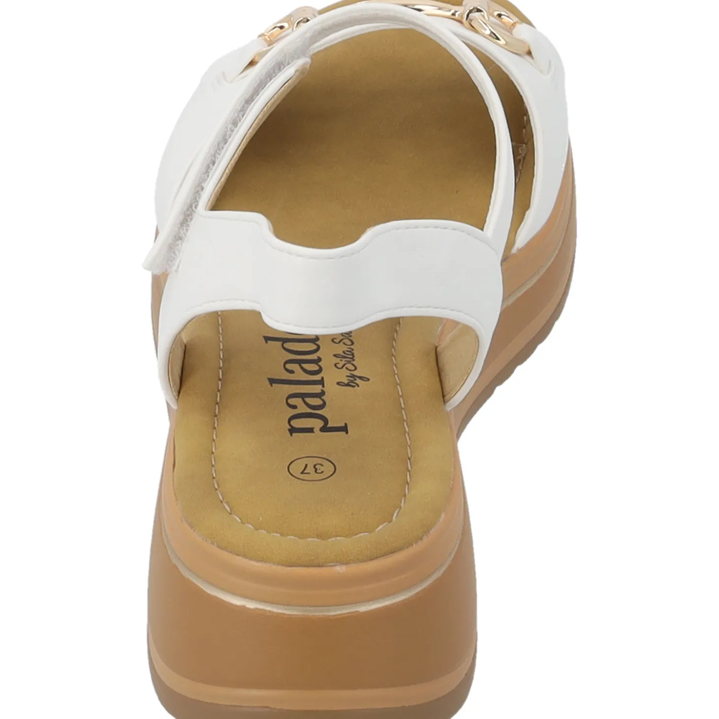 Palado Stamelos by Sila Sahin, Riemchensandalen, Damen, Weiß