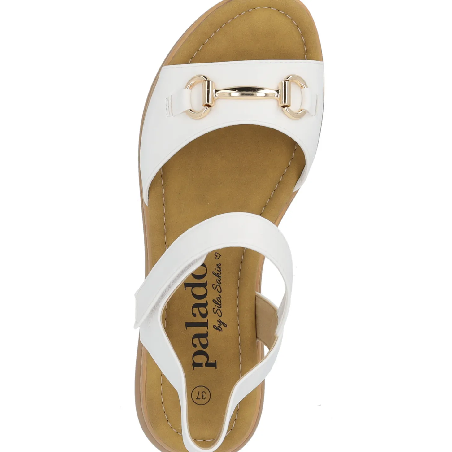 Palado Stamelos by Sila Sahin, Riemchensandalen, Damen, Weiß