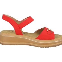 Palado Stamelos by Sila Sahin, Riemchensandalen, Damen, Rot