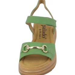 Palado Stamelos by Sila Sahin, Riemchensandalen, Damen, Grün