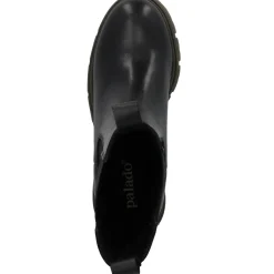 Palado Symeth by Sila Sahin, Chelsea Boots, Damen, Schwarz/Khaki