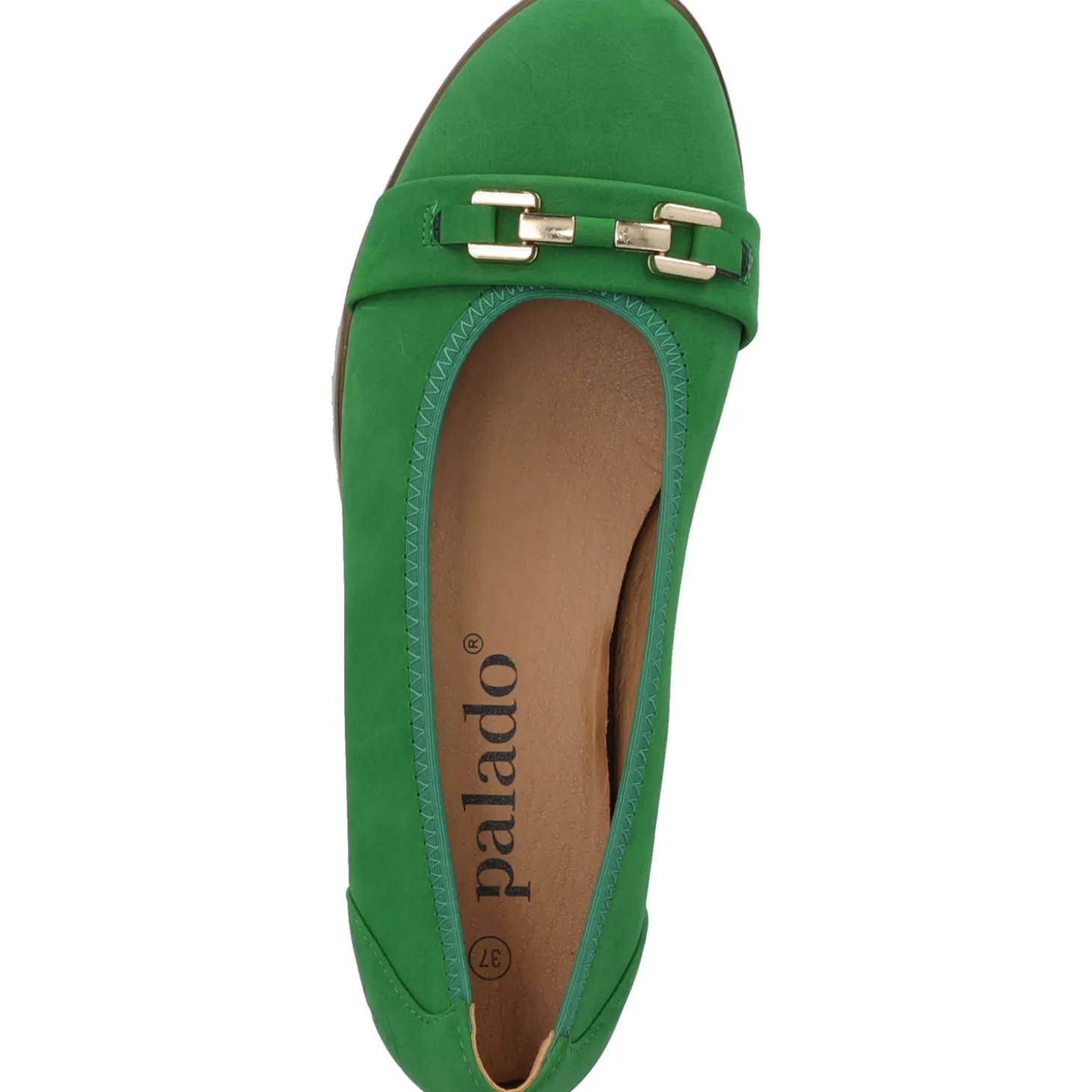 Palado Thareus, Ballerinas, Damen, Grün