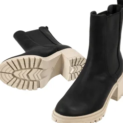 Palado Thasos 018-1401, Chelsea Boots, Damen, Schwarz/Cream