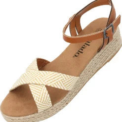 Palado Thunon, Riemchensandalen, Damen, Sand