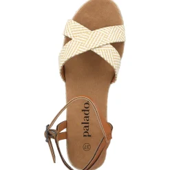 Palado Thunon, Riemchensandalen, Damen, Sand
