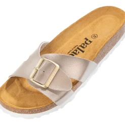 Palado Tinos, Pantoletten, Damen, Sand Metallic