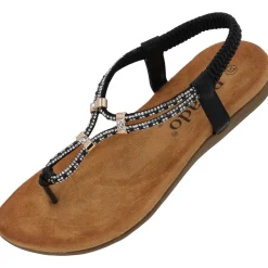 Palado Ugnu by Sila Sahin, Komfort-Sandalen, Damen, Schwarz