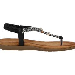 Palado Ugnu by Sila Sahin, Komfort-Sandalen, Damen, Schwarz