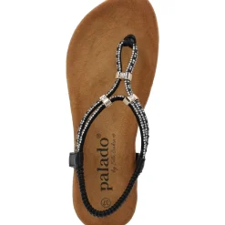 Palado Ugnu by Sila Sahin, Komfort-Sandalen, Damen, Schwarz