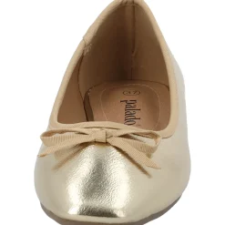 Palado Voso, Ballerinas, Damen, Gold Metallic