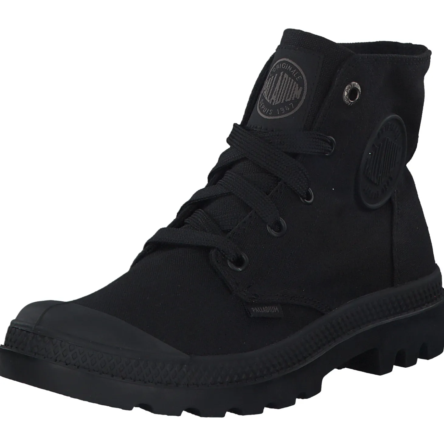 Palladium 73089, Schnürstiefeletten, BLACK