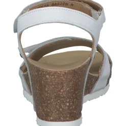 Panama Jack Julia Basics B, Keilsandaletten, Damen, blanco/white