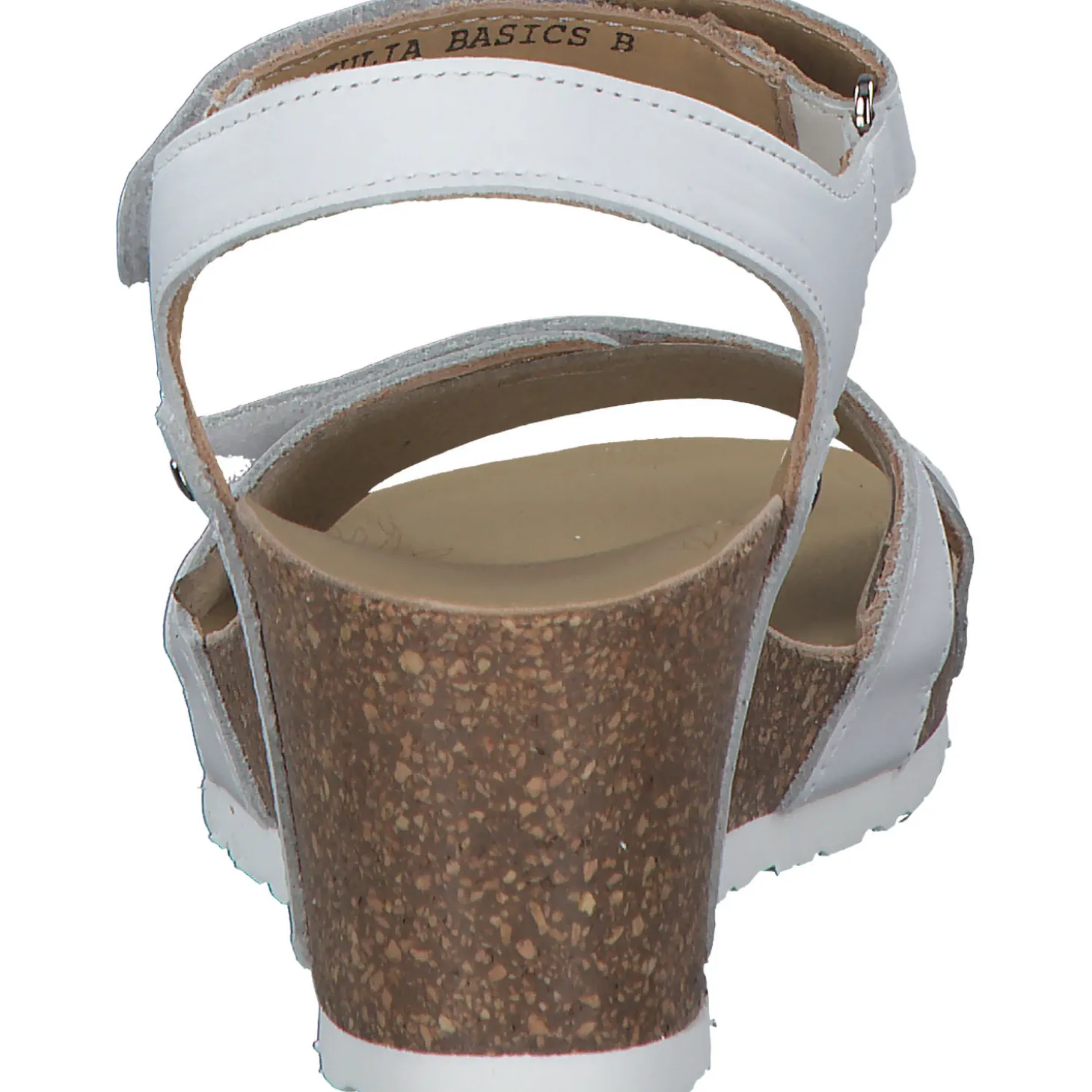 Panama Jack Julia Basics B, Keilsandaletten, Damen, blanco/white