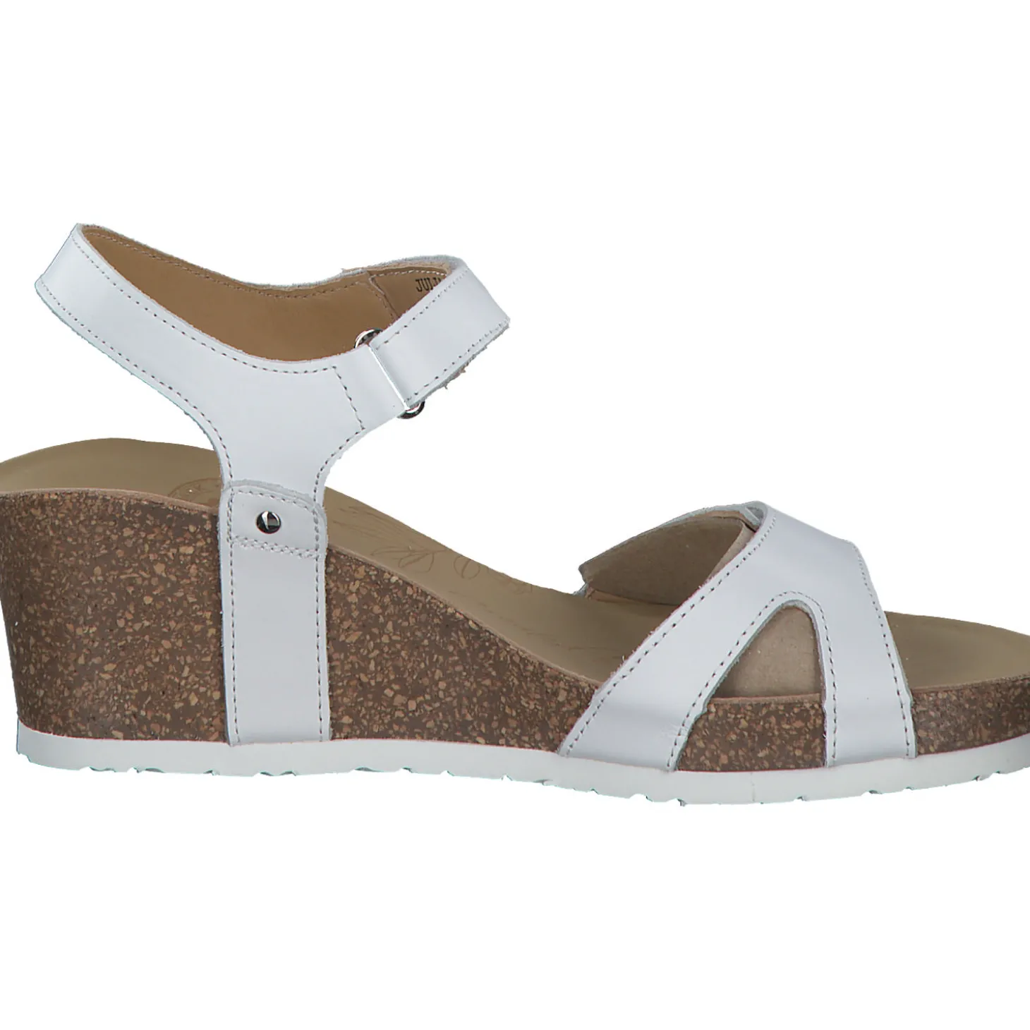 Panama Jack Julia Basics B, Keilsandaletten, Damen, blanco/white