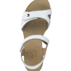Panama Jack Julia Basics B, Keilsandaletten, Damen, blanco/white