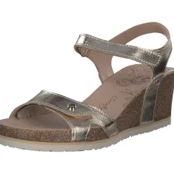 Panama Jack Julia Shine B, Keilsandaletten, Damen, oro gold