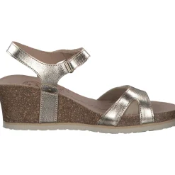 Panama Jack Julia Shine B, Keilsandaletten, Damen, oro gold