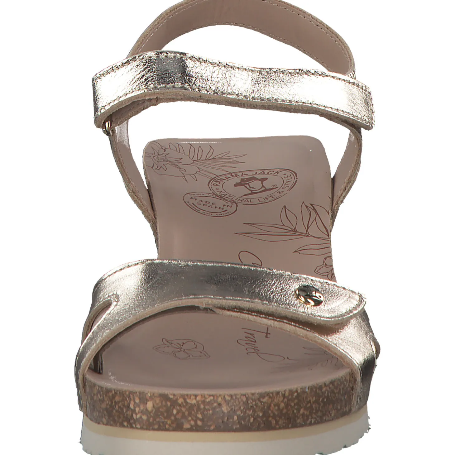 Panama Jack Julia Shine B, Keilsandaletten, Damen, oro gold