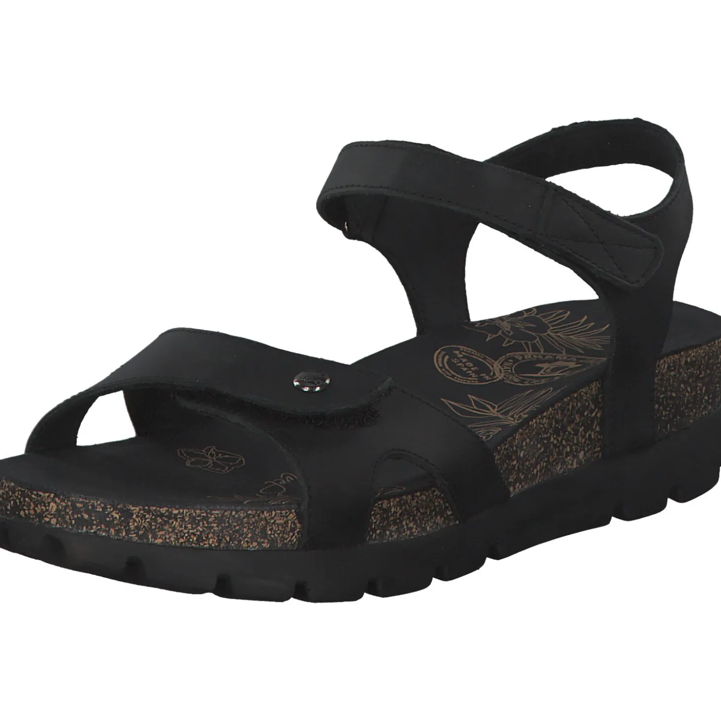 Panama Jack Sulia B, Klassische Sandalen, Damen, Schwarz (Negro Black)