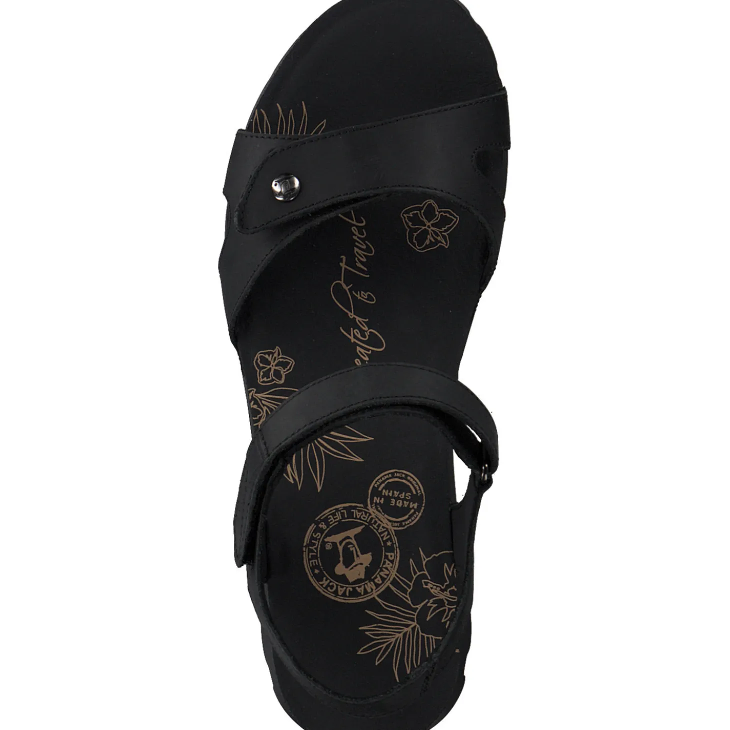 Panama Jack Sulia B, Klassische Sandalen, Damen, Schwarz (Negro Black)