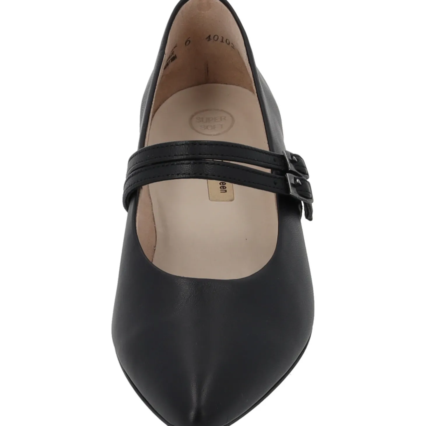 Paul Green 1022, Ballerinas, Damen, Schwarz