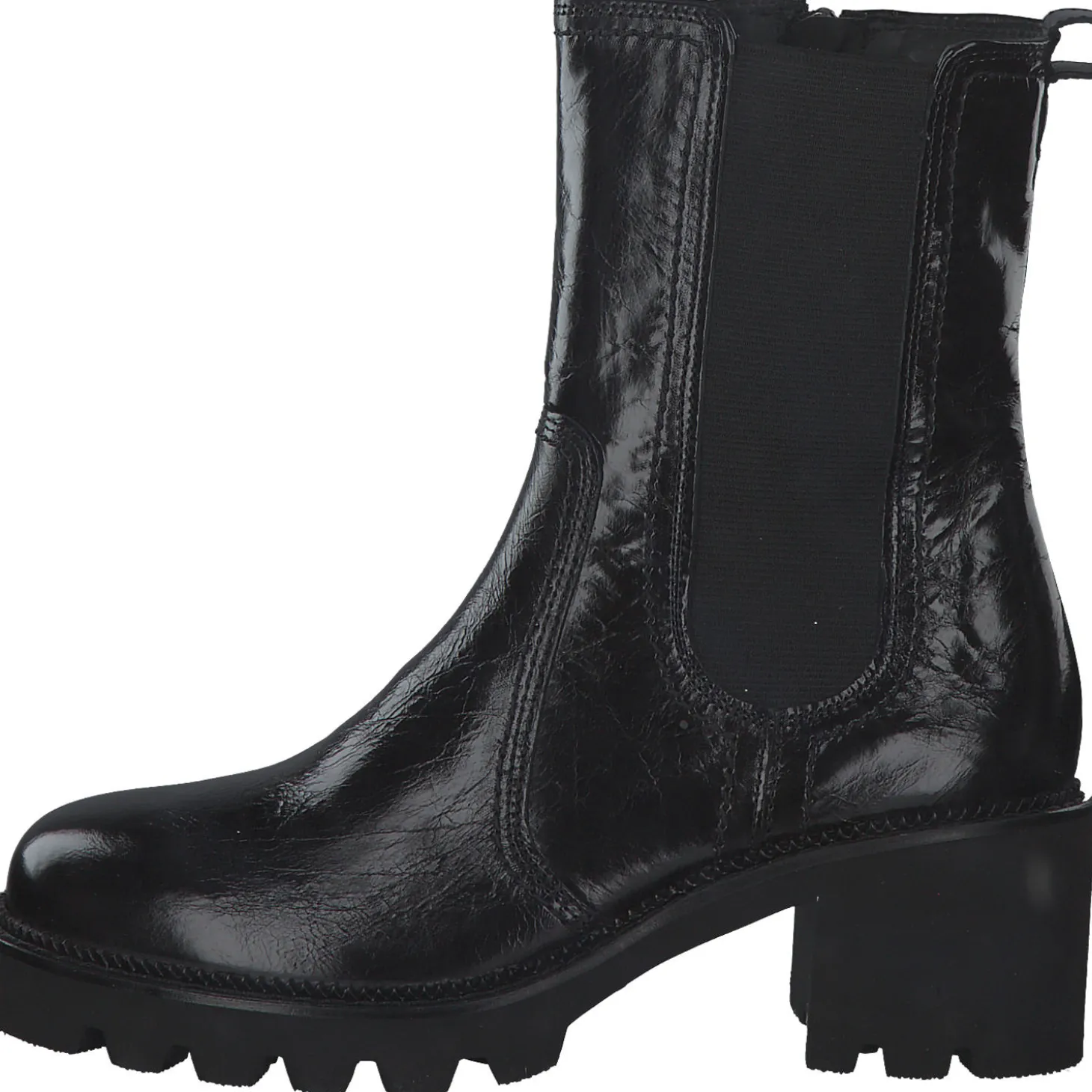 Paul Green 9908, Chelsea Boots, Damen, Schwarz