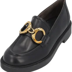 Paul Green 1008, Mokassins, Damen, Schwarz/Gold